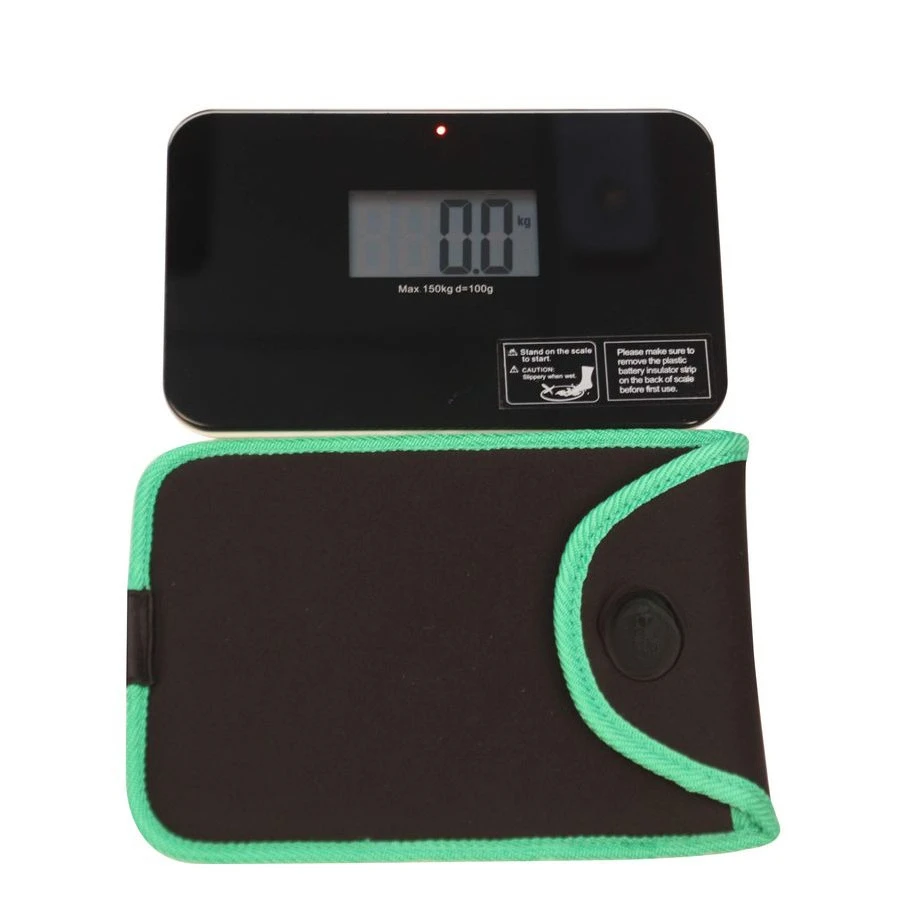 

Stepon Super Mini Smallest Travel Bathroom Scale with Protection Sleeve SBB0638SMBKS001MG