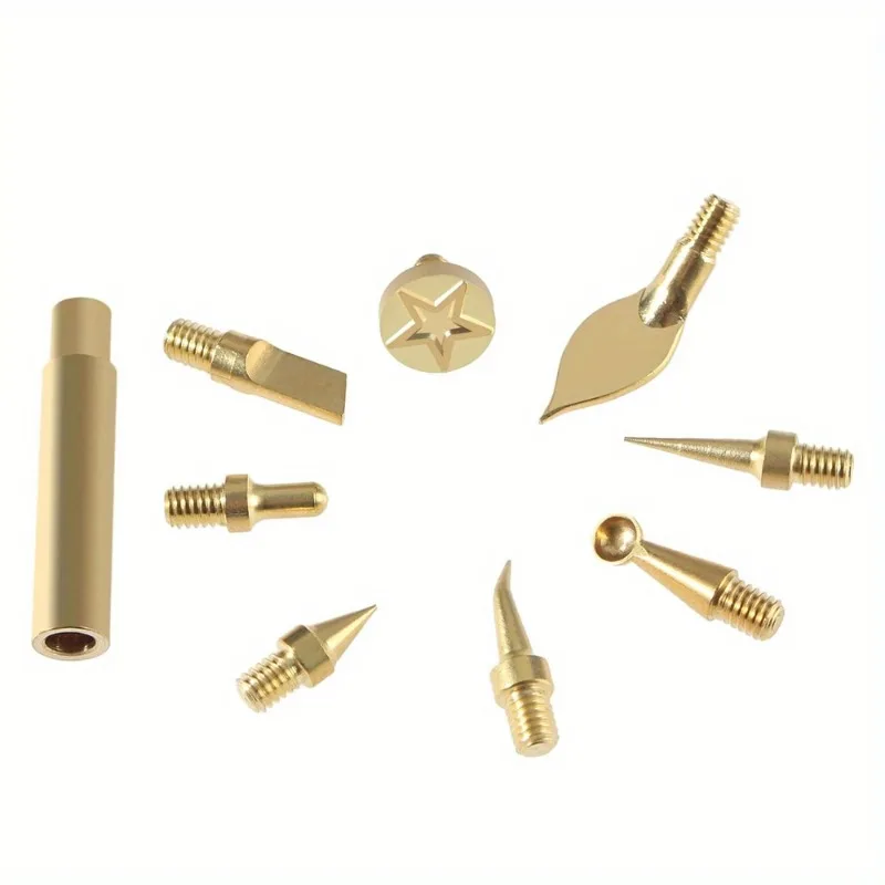 

9PCS/Set Gold 3D Printer Accessories Electrician Maintenance Tool 3D Printing Modify Finishing Tool Welding Accessories