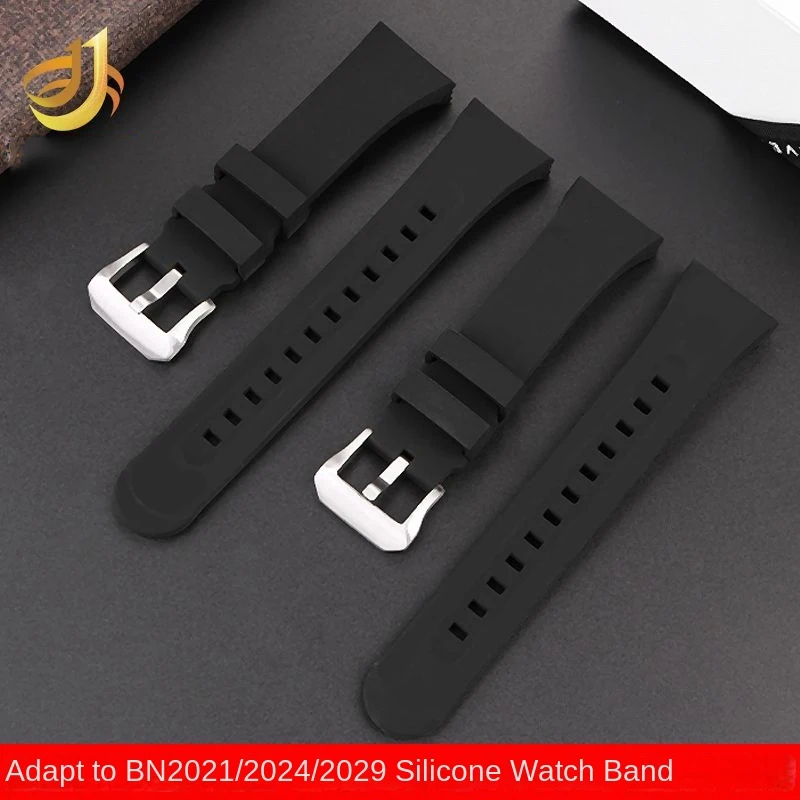 For Citizen Small Monster BJ8050 BJ8050-08E Bracelet Big Monster BN2029 BN2021 BN2024 Silicone Watchband Strap with Tools