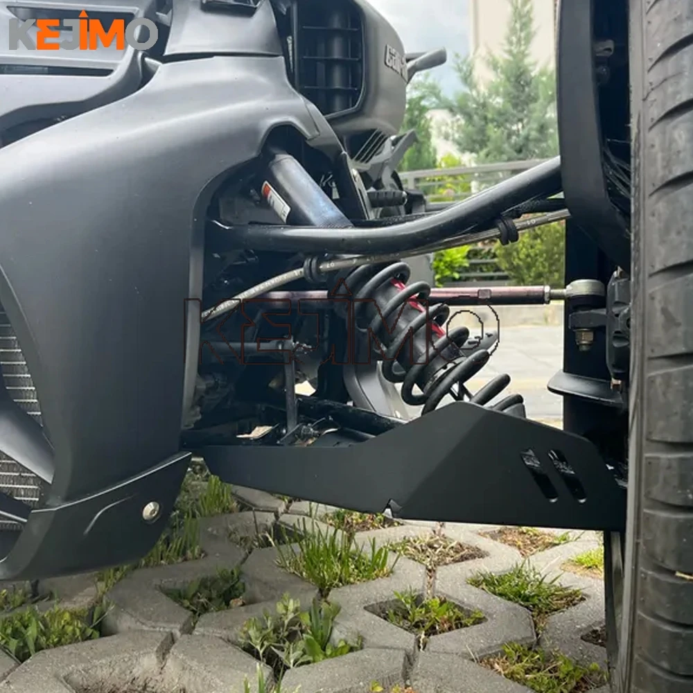 

Для Can-Am Ryker 600 900 Sport и Ryker Rally Edition: Алюминиевые передние защитные щитки от брызг и защита A-образных рычагов 2018-2025, 2024, 2023