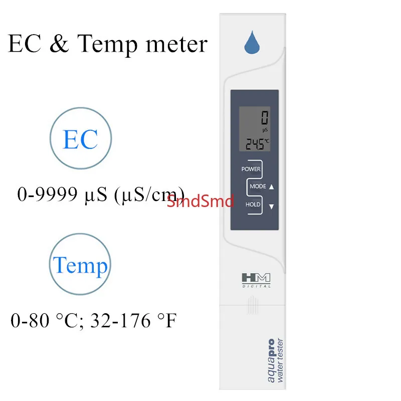 HM Digital AP-2 EC Meter 2 in 1 EC Temperature Water Quality With Automatic Calibration Electrical Conductivity Tester 40% Off