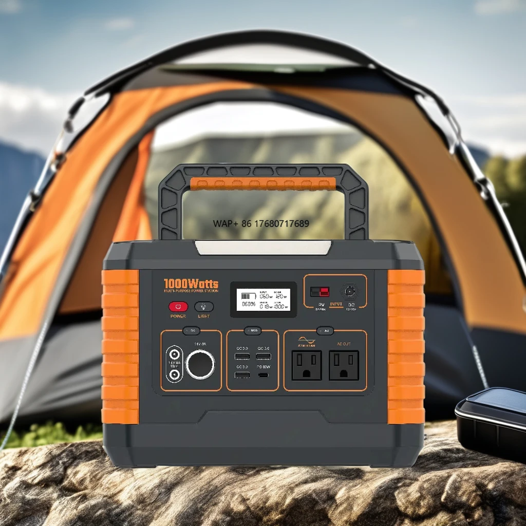 

Customizable 1000Wh/1100Wh portable power station generator MPPT camping outdoor travel pure sine wave notebook