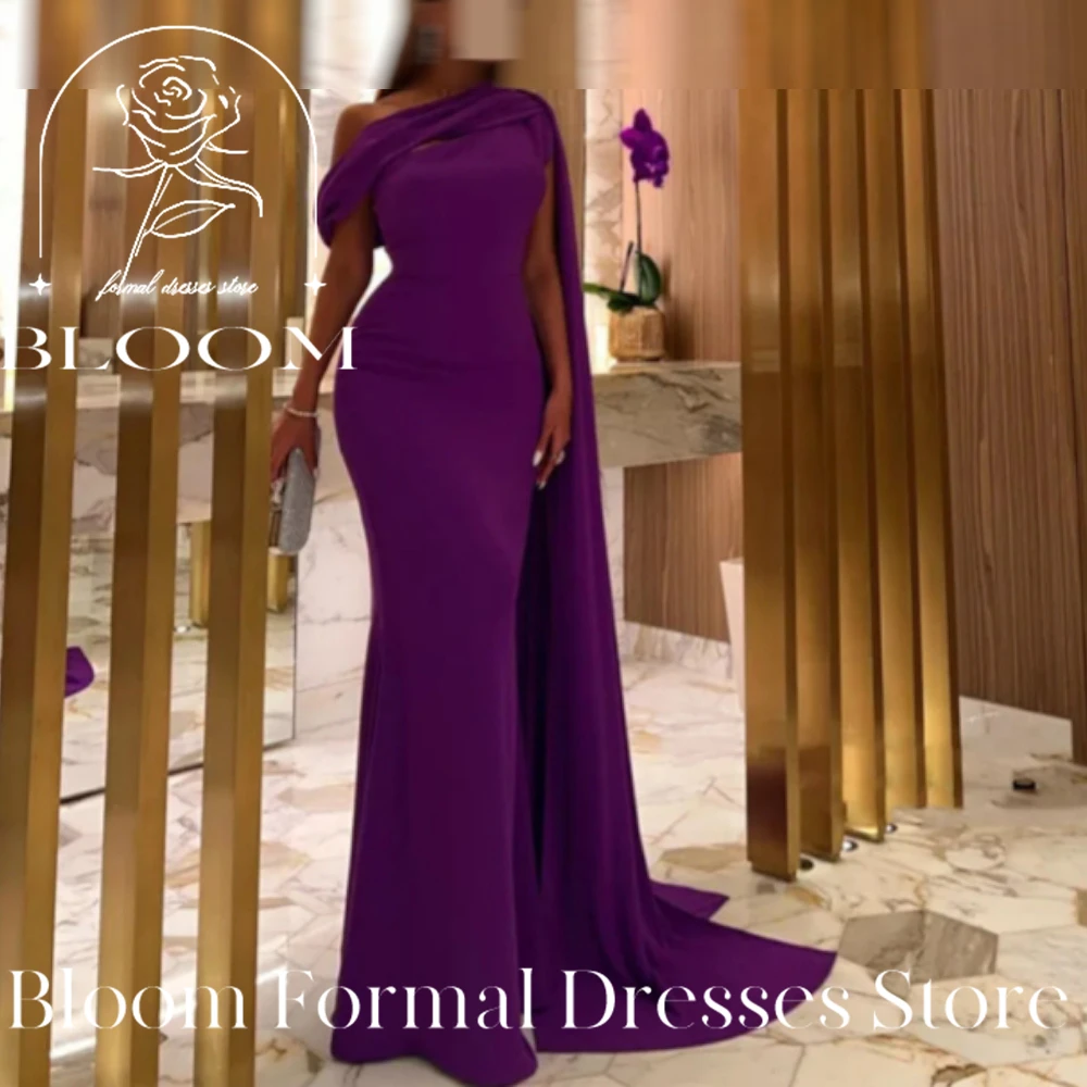 Bloom Customized Mermaid Evening Dress Formal Saudi Arabric Long Prom Dresses Dubai Elegant Prom Gowns vestidos de noche Women