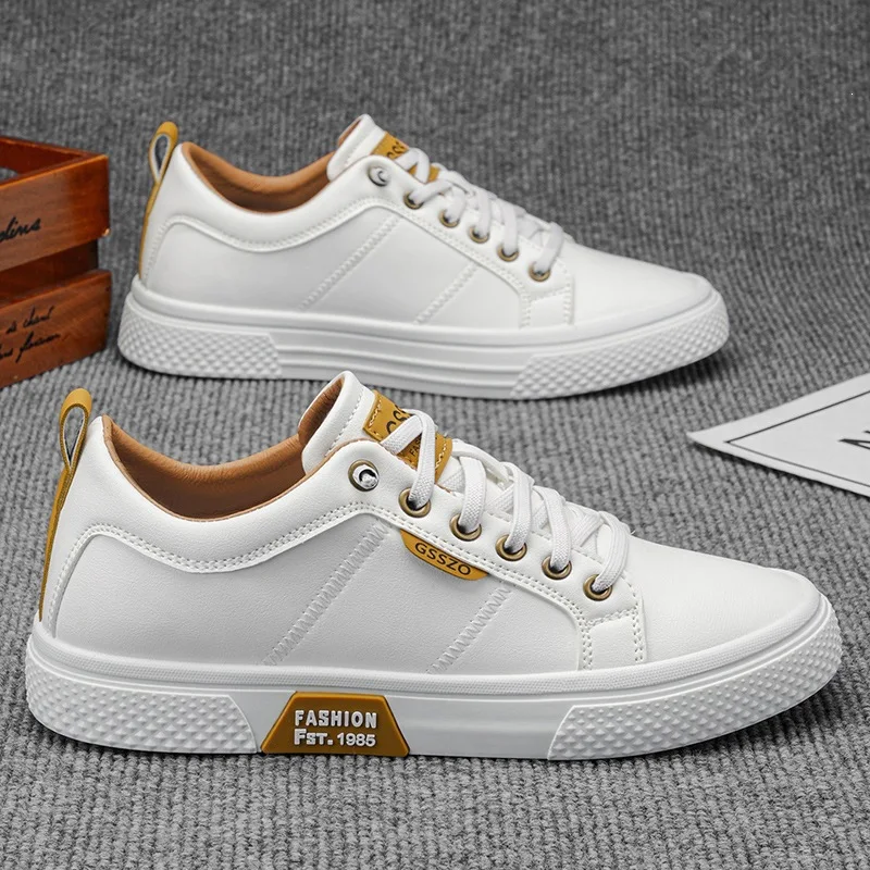 

Men's shoes for spring 2026, breathable and versatile, casual and classic board shoes, sports and casual white shoes