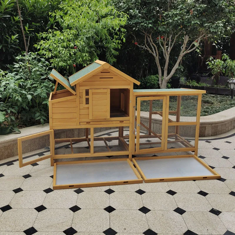 

Factory direct sales Outdoor household chicken cage Garden chicken coop Wooden rabbit cage Rabbit villa Rabbit nest Pigeon nest