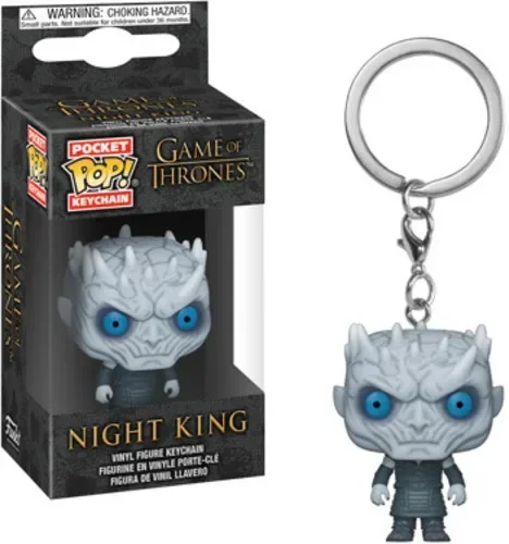 FUNKO Pop Film TV Spiel von Jon Snow Daenerys Davos Ghost Night King Thrones Tylenion Drogon Schlüsselanhänger Figur Modell Sammlerspielzeug