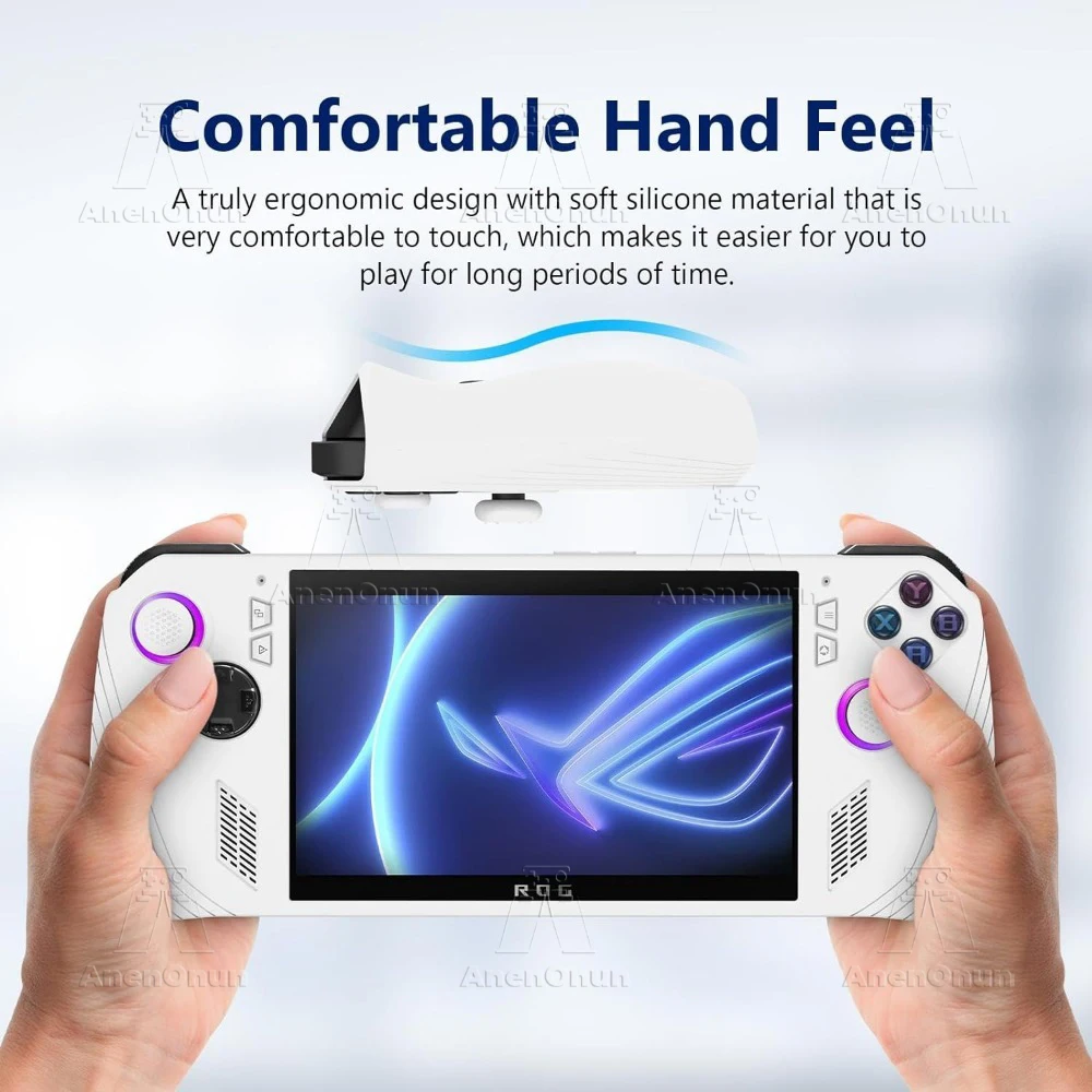 ROG Ally Full Fit Protective Case Anti-fall Anti-scratch Anti-slip Silicone Soft Shell Thumb Grip Cap Joystick Cover Accessories