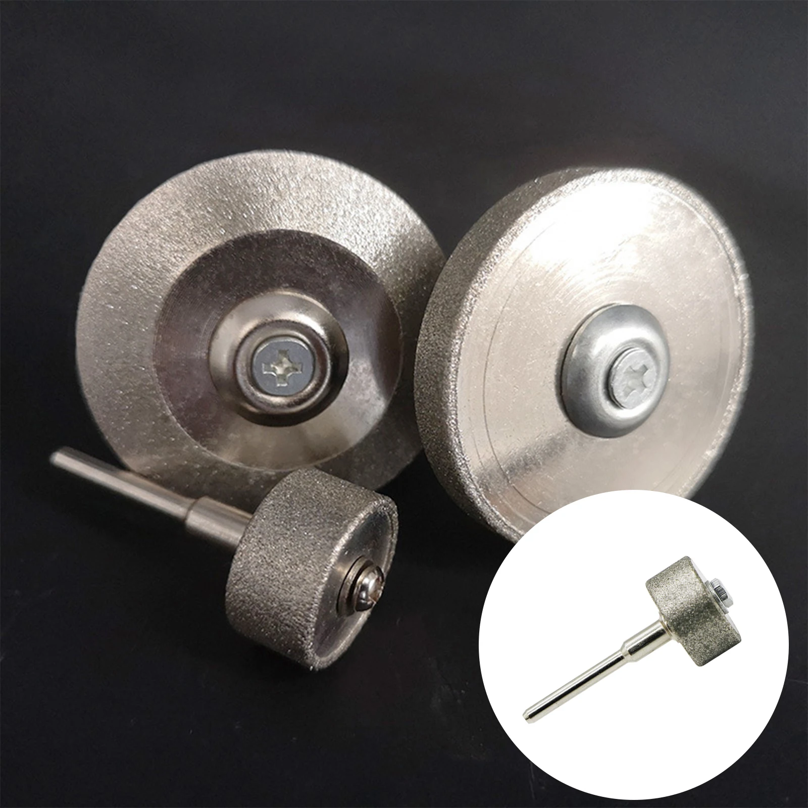 Diamond Grinding Wheel Drill Bit Multiuse Practical High Hardness Carving Grinding Sanding Bit for Precious Stone Tungsten Steel