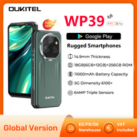 Oukitel WP39 5G Rugged Smartphone MTK Dimensity 6100+ 24GB(6+18)+256GB 6.6Inch Global Version Mobile Phone 64MP Camera 11000mAh