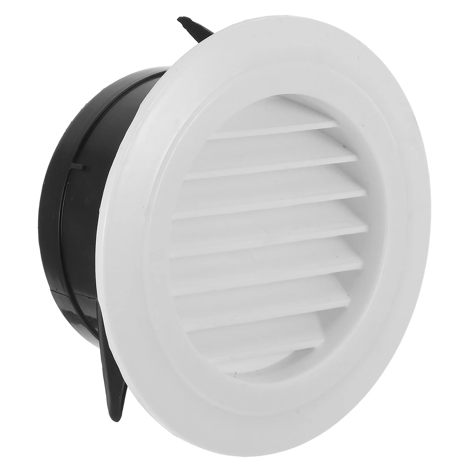 125 مللي متر غطاء فتحة التهوية المستديرة شاشة واقية تصميم Louvered للجدار Soffit Hvac مجاري المطبخ الحمام العادم