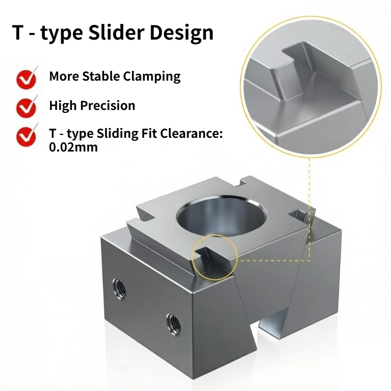 Practical CNC fixture machining center side by side fixed precision CNC multi station high-end wedge-shaped expansion block OK f