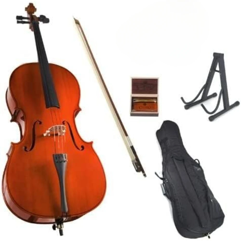 

Cello Full Size Cellos for Kids & Adults with Bow, Case and Stringsac Cello