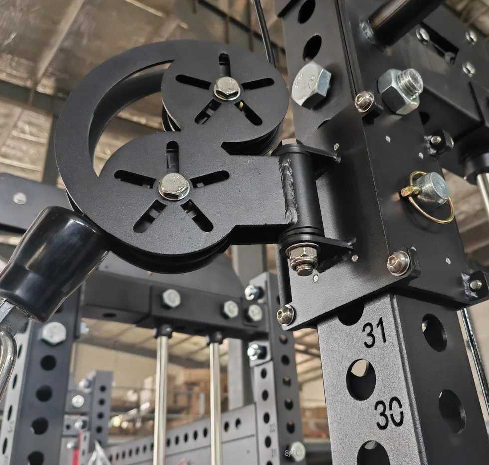 Fitnessgeräte für den Fitnessstudio, multifunktionaler Trainer, Power Cage Smith Machine Squat Rack