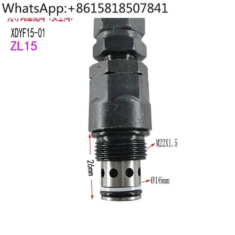 

Pilot operated relief valve hydraulic ZL15 crane hydraulic engineering machinery valve system manually adjustable XDYF15-01