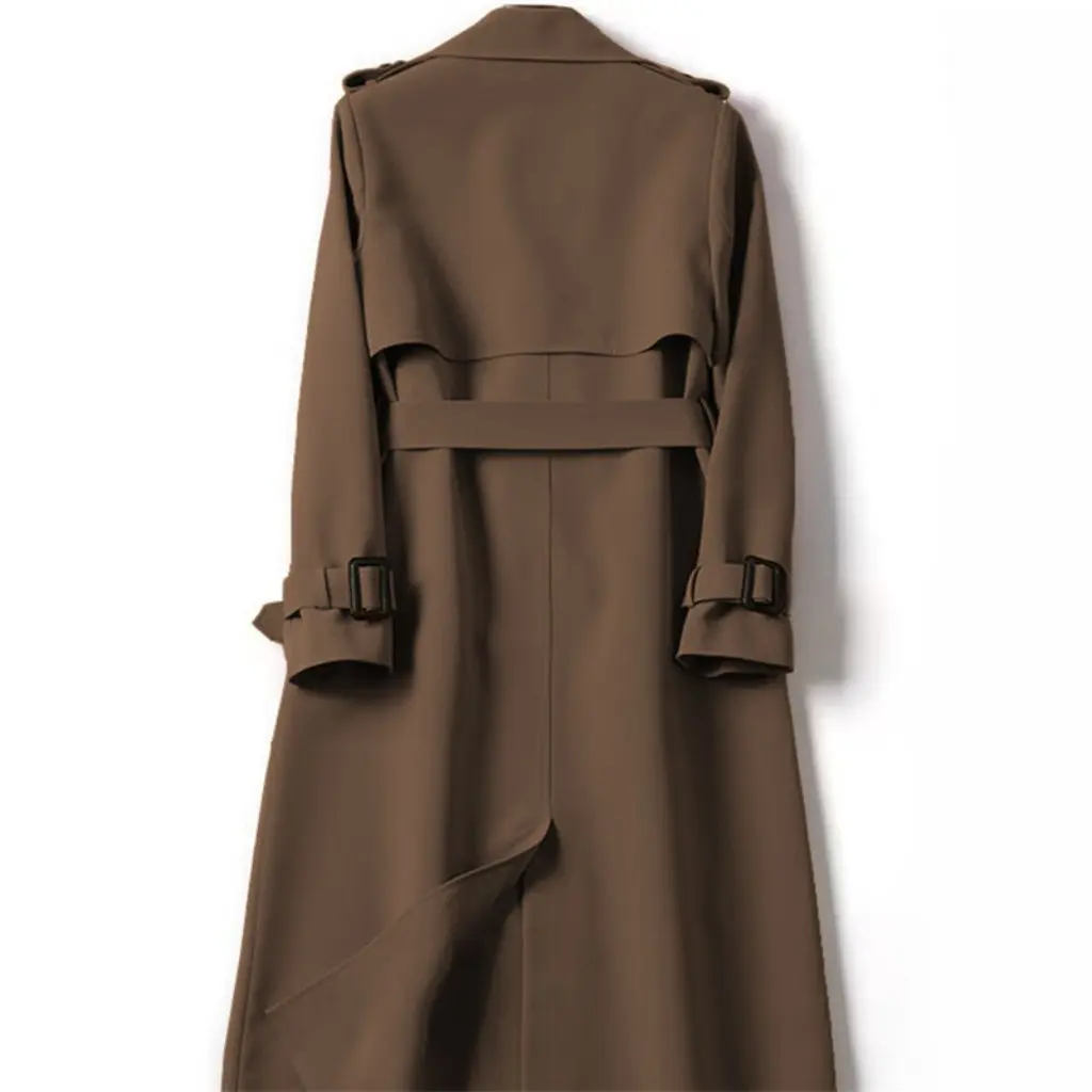 

Women's plus Size Long Coat Multi-color Korean Style Spring Autumn Casual Fashion Small British Design
