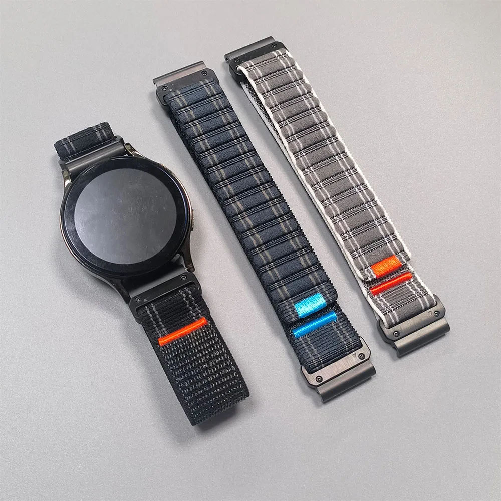 Нейлоновый-ремешок-26-мм-22-мм-для-garmin-fenix-8-pro-fenix-7-7x-pro-6-6x-gps-5-5x-plus-3hr-enduro-3-2-quatix-8-универсальный-браслет