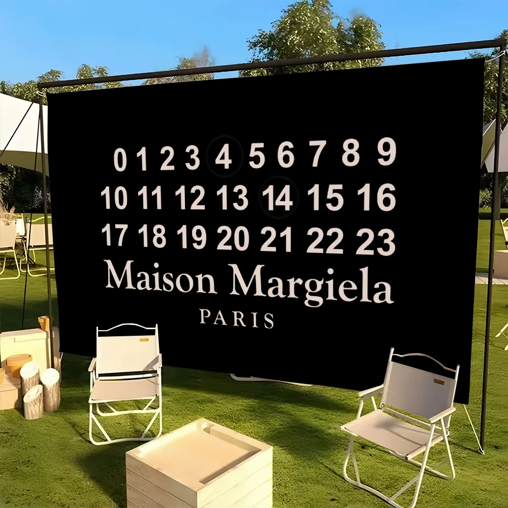 Luxury M-Maison Fashion M-Margiela flag For Picnic Party Art Home Decoration Outdoor Camping Banner