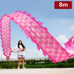 Square Fitness Colorful Silk Dance Dragon Christmas New Year Adults Entertainment Stage Performance Dance Dragon Props