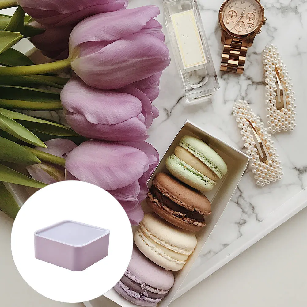 3 szt. Plastikowe pudełka do przechowywania, kompaktowe, lekkie, uniwersalne etui na biżuterię, akcesoria do makijażu, pudełko na biurko z pokrywką