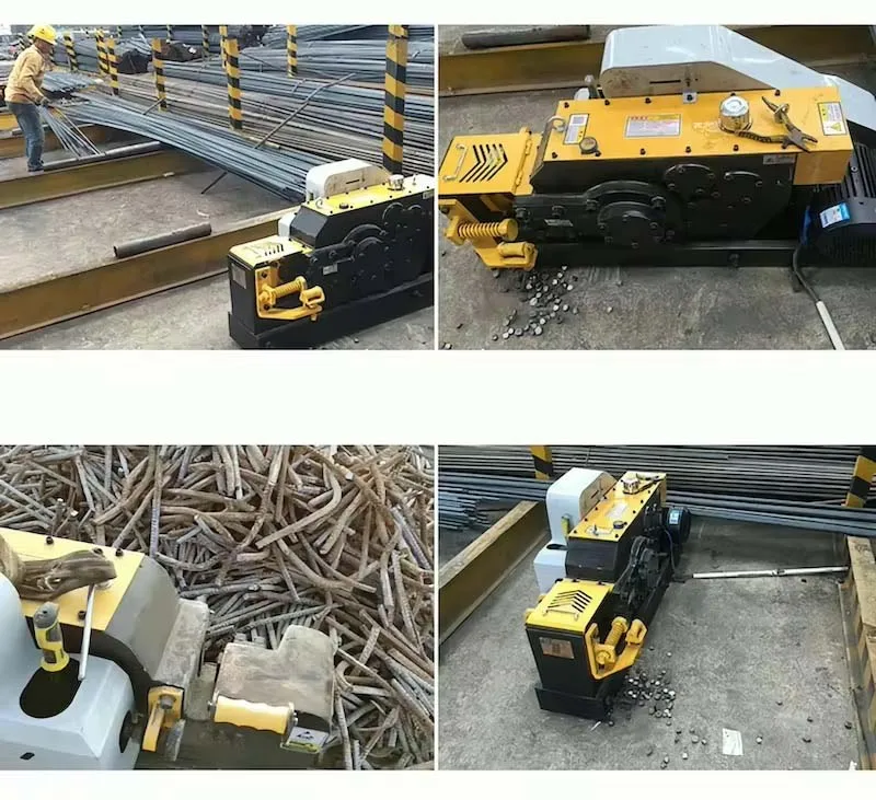 Customized 4Kw 380V round Flat Angle Manual Rebar Cutting Machine Iron Bar Cutter for Rubber Product Making