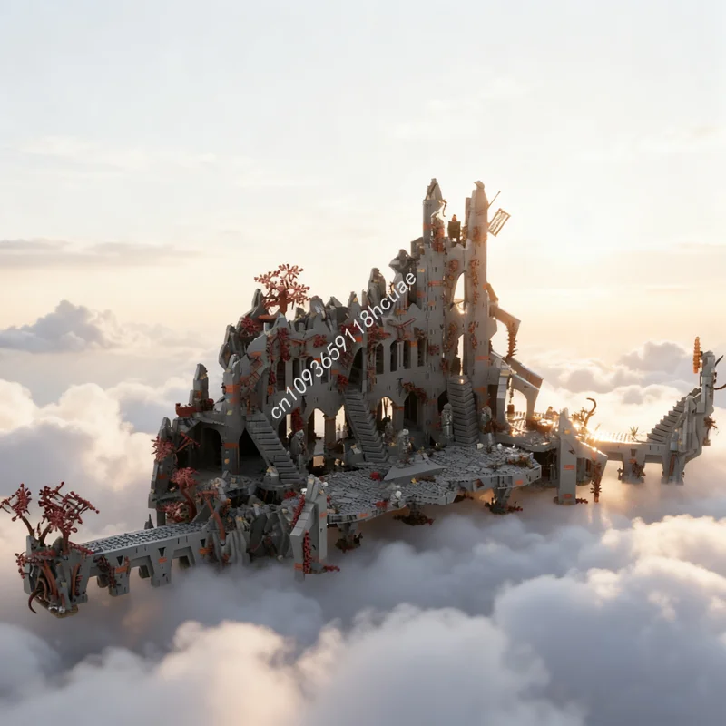 

11441 шт. MOC UCS Dol Guldur полный комплект колец модель строительные блоки идея игрушки Рождественский подарок образование