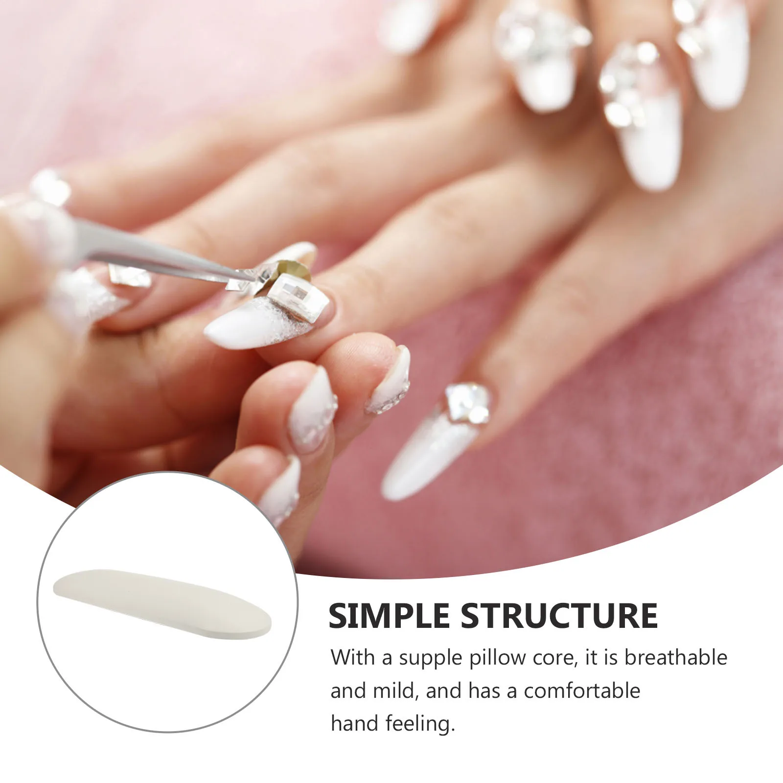 

Подушка для рук для дизайна ногтей, мягкий маникюрный инструмент, подставка для запястий для домашнего салона «сделай сам», идея рождественского подарка, подставка для рук для дизайна ногтей