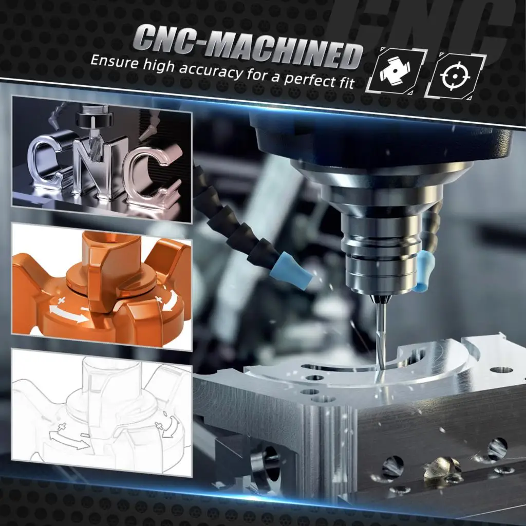 NICECNC For KTM 2024-2025 EXC 300 EXC 250 EXCF 350 EXC 450 XCW 300 Rear Shock Absorber Adjuster SX125 SXF 250 SXF 450 2023-2025