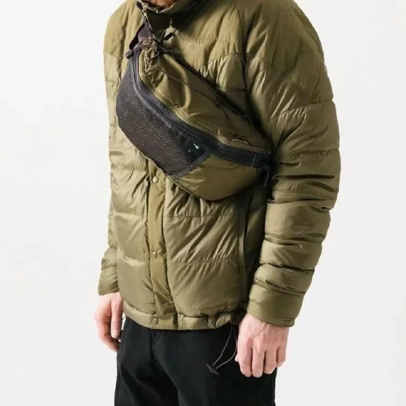 Outdoor Large Capacity Men's and Women's Travel Casual Crossbody Bag, Breathable Nylon Sports Single Shoulder Backpack