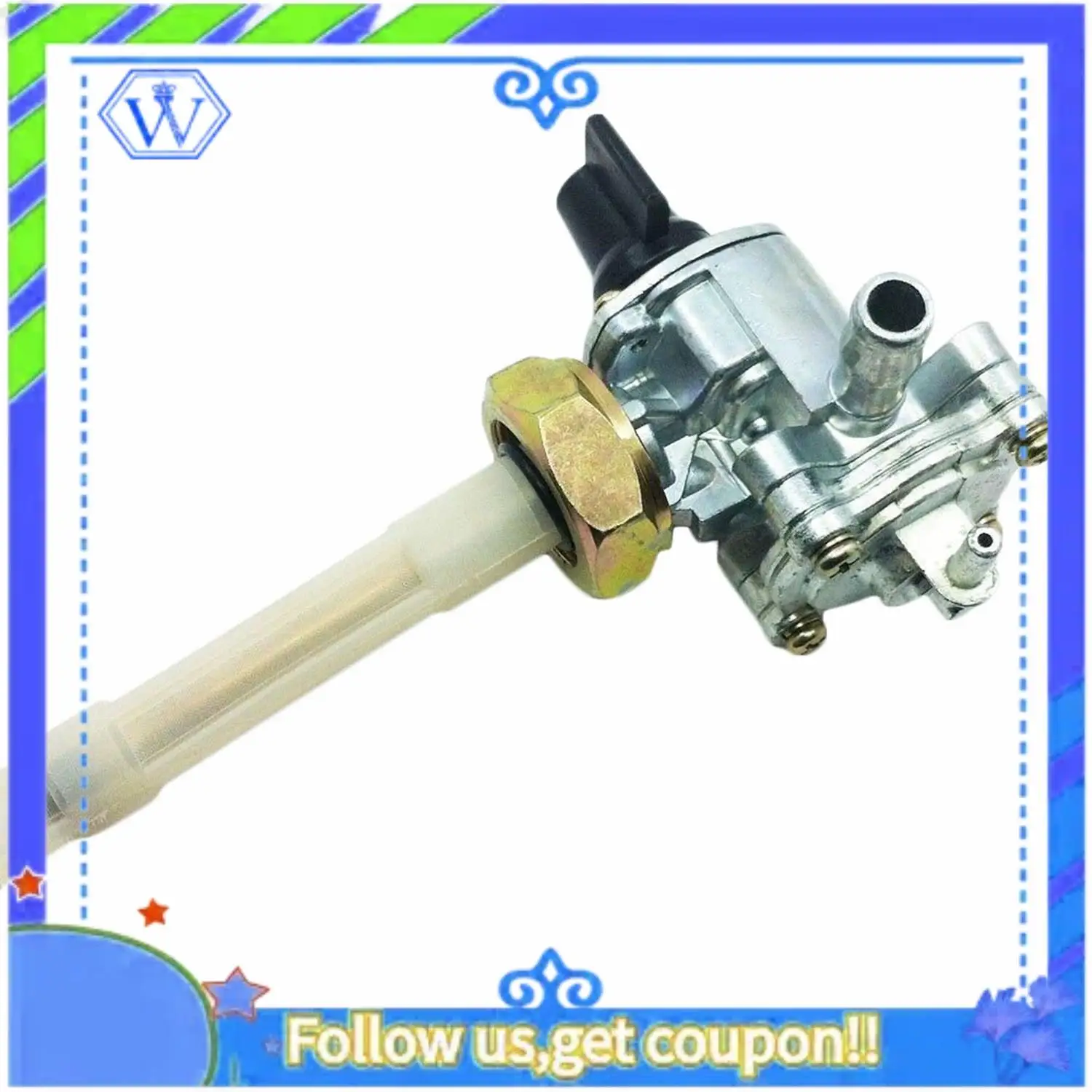 M46K-Fuel Petcock Valve Switch For Honda Shadow Aero 750 Vt750c 2004 -2006