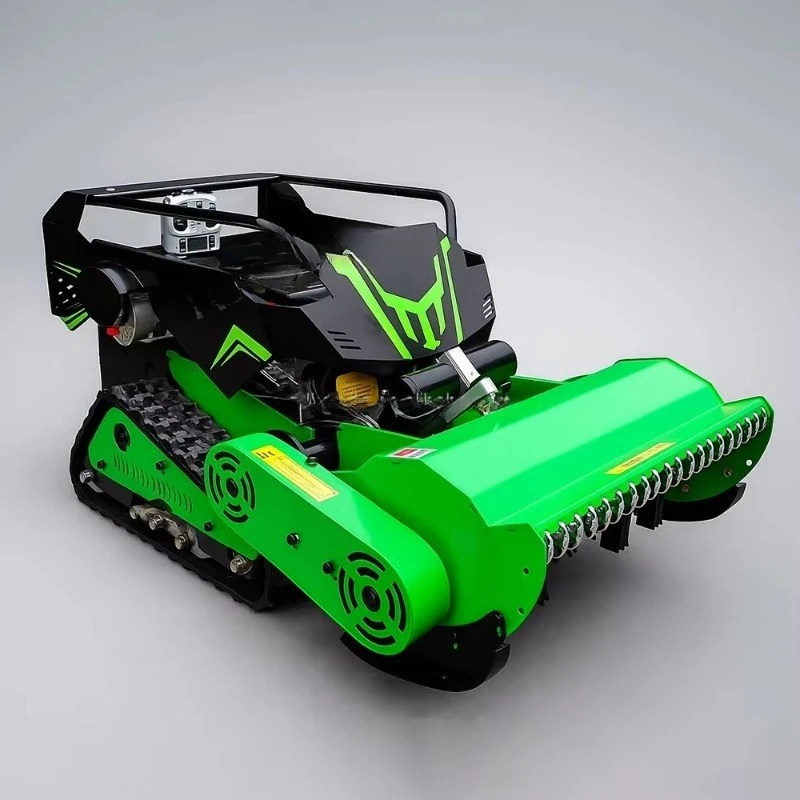 Professional RC Lawn Mower All-Terrain Brush Cutter Gas-electric Remote Control Flail Mower for Slopes Orchards - view 5