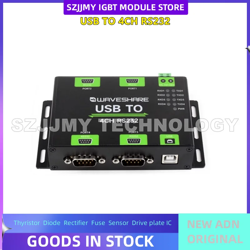 

Industrial grade USB to 4-channel RS232 serial converter with isolated FT4232HL interface optional NEW ORIGINAL IN STOCK