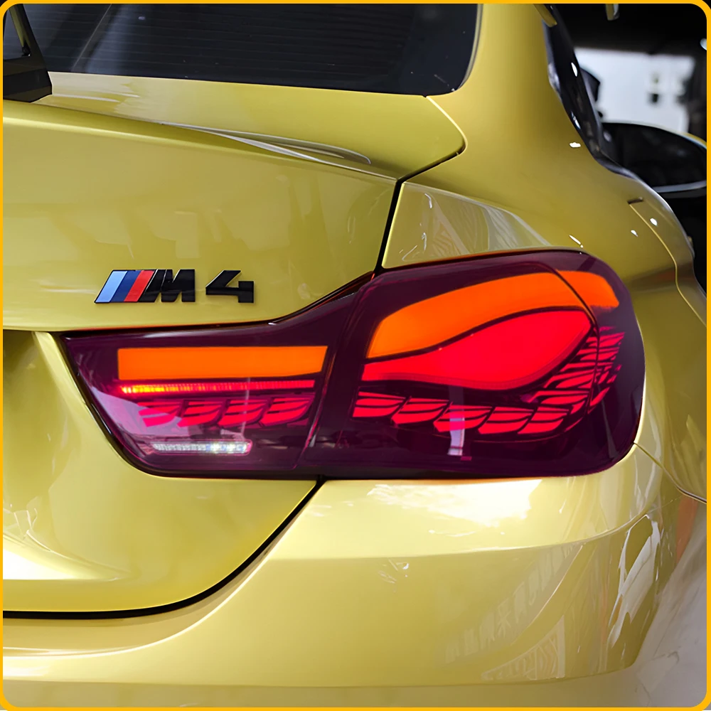 Upgrade Dragon Scale Style Auto LED Dynamic Taillight Assembly For BMW 4 Series F32 2014-2019 Car Accessories Tool Plug and Play