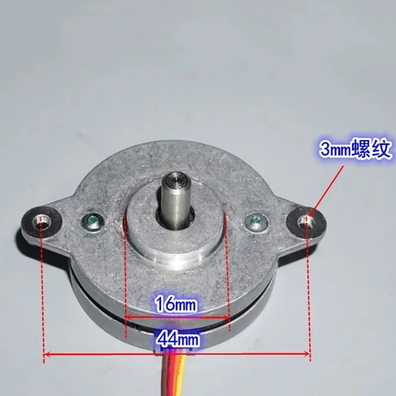 0.9 Degree Mini 36mm Round Thin Stepper Motor Micro 2-Phase 4-Wire Stepping Motor Dual Ball Bearing for 3D Printer CNC Robot