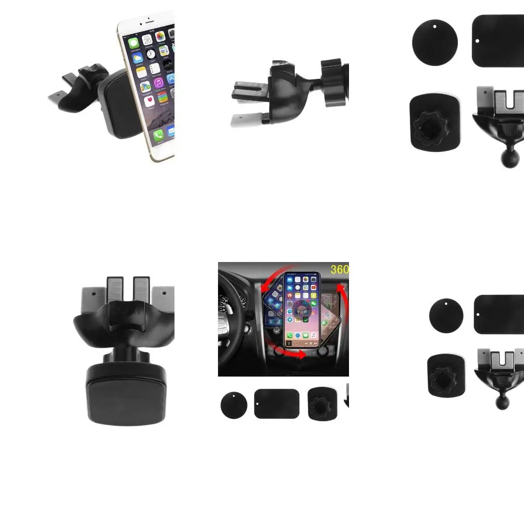 360º Car Slot Air Outlet Mount Holder Cradle For phone Cell Phone