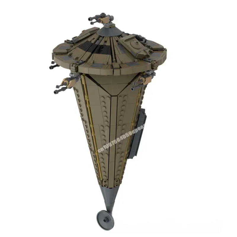 Neues 1583-teiliges Berühmtes Star Battle Film Moc Suncrusher Raumschiff-Modell Baustein-Set DIY Kreative Ideen Bausteine Spielzeug Geburtstagsgeschenk