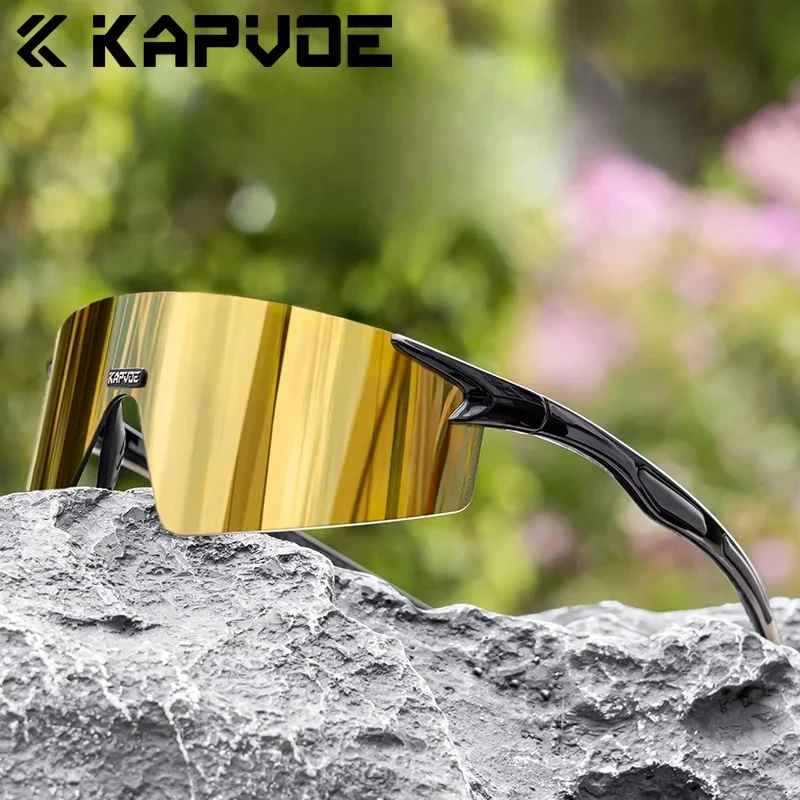 Nouvelles Lunettes de Cyclisme Kapvoe Tendance pour Hommes et Femmes – Lunettes de Vélo, Sport, VTT, Pêche, Randonnée, Équitation – Protection UV400