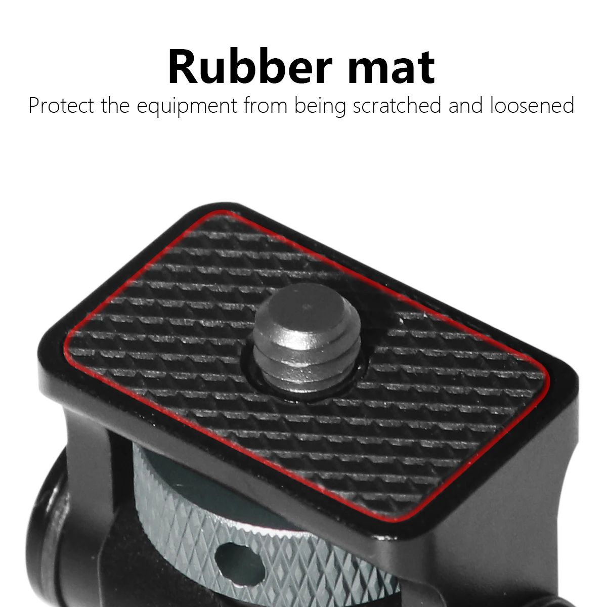 TOAZOE Supporto per monitor da campo con pattino freddo per monitor da 5'' e 7'', girevole e inclinabile regolabile professionale e robusto