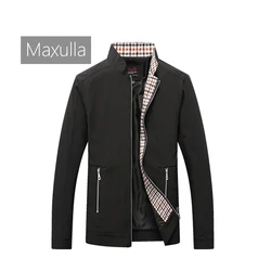 Spring Autumn Men's Stand Collar Jacket Casual Men Business Zipper Jacket Fashion Lightweiht Windproof Jacket Mens Clothing