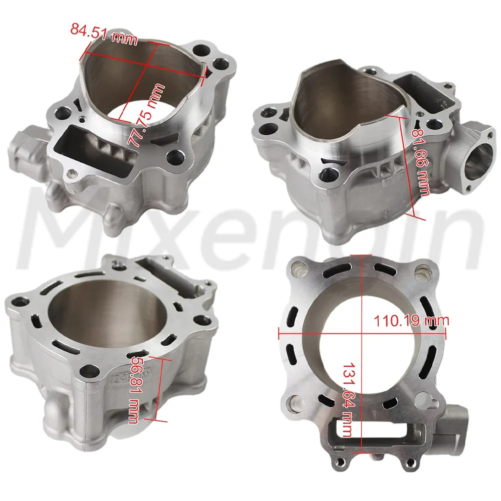 STD 78mm 249cc Ceramic cylinder block For Honda CRF250X 2004-2017 CRF250R 2004-2009 12100-KRN-672 Motorcycle Engine Parts