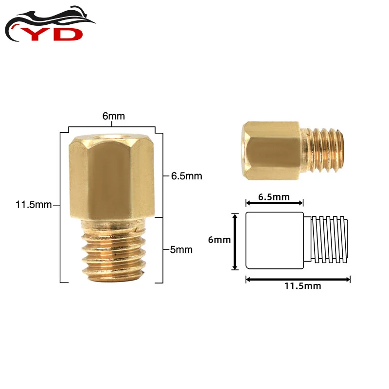 36 pcs Hex Type Main Jets for MIKUNI VM TM TMX Carburetor Motorcycle Scooter Injectors Nozzle Size 90-440