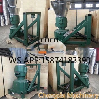 PTO Driven Flat Die Wood Pellet Mill Biomass Rice Husk Pellet Maker CE Certified
