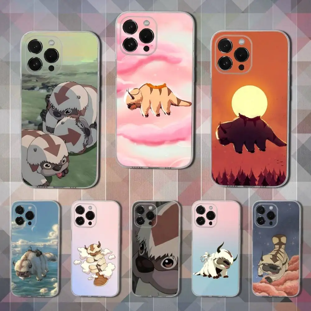 

Anime A-Appa Yip Yip Cute Phone Case For iPhone 16,15,14,13,12,11 Pro,Max,Plus,X,XS,XR,SE,Mini Transparent Soft Cover