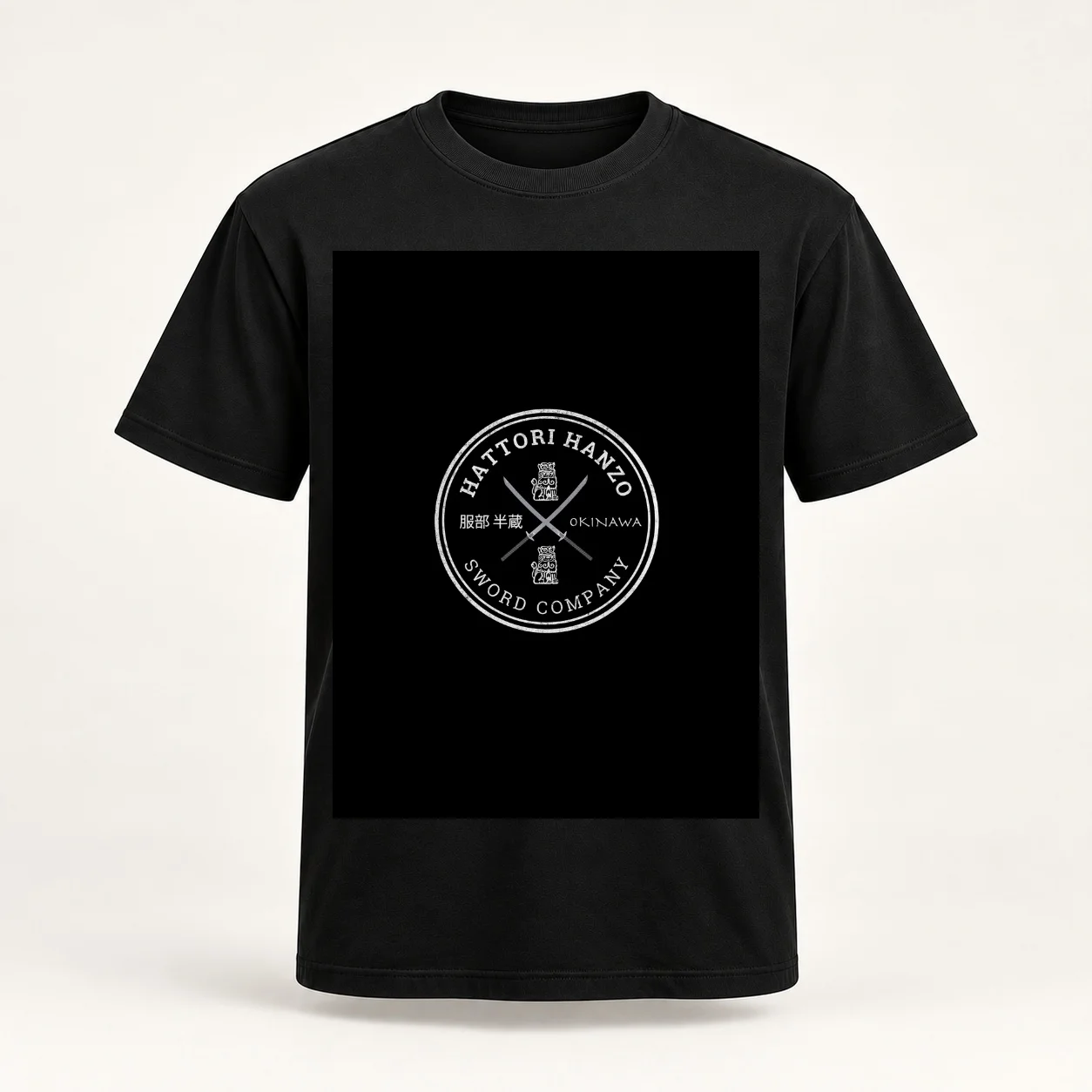 Hattori Hanzo Sword Company T-Shirt anime t shirts oversize cotton t-shirt plain for man package cotton tshirt 100% T-Shirt