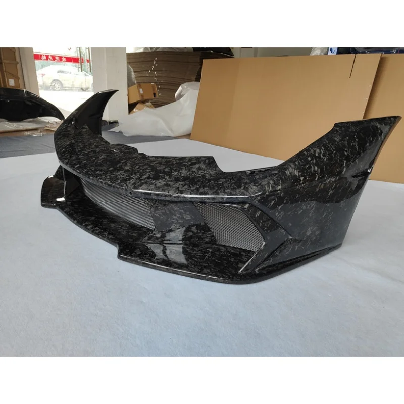 

Suitable for Lamborghini Huracan LP610 LP580 modified body kit V style forged carbon fiber front bumper