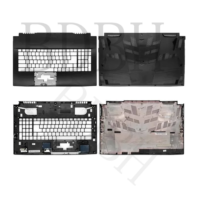New Top Bottom Cover for GF75 MS-17F1 MS-17F2 MS-17F3 Laptop 17.3 Inch Palmrest Keyboard Bezel Bottom Base Case Replacement