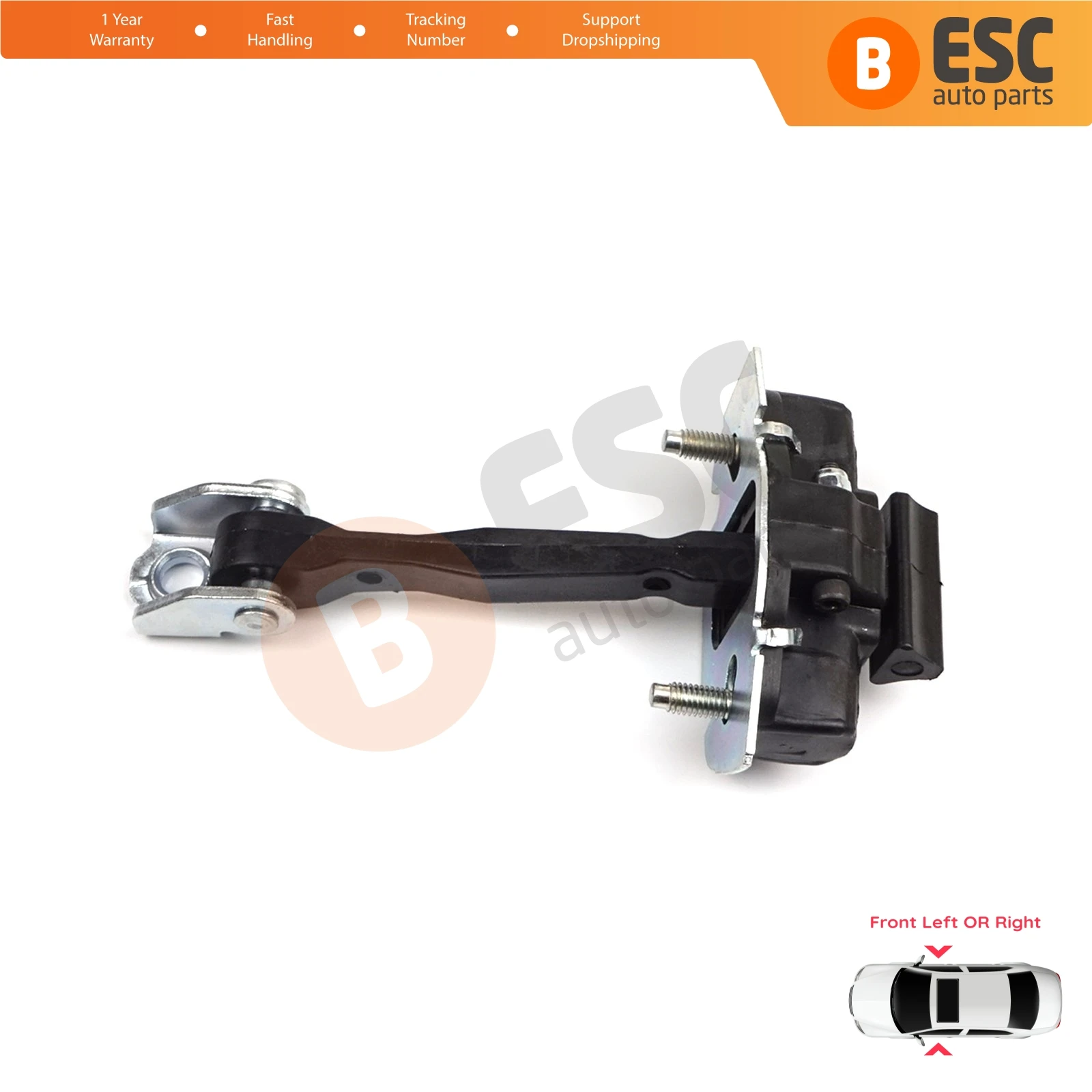 EDP1279 Front Left or Right Door Catch Hinge Brake Stop Check Strap Limiter for Fiat 500X 334 2014-On 51939940