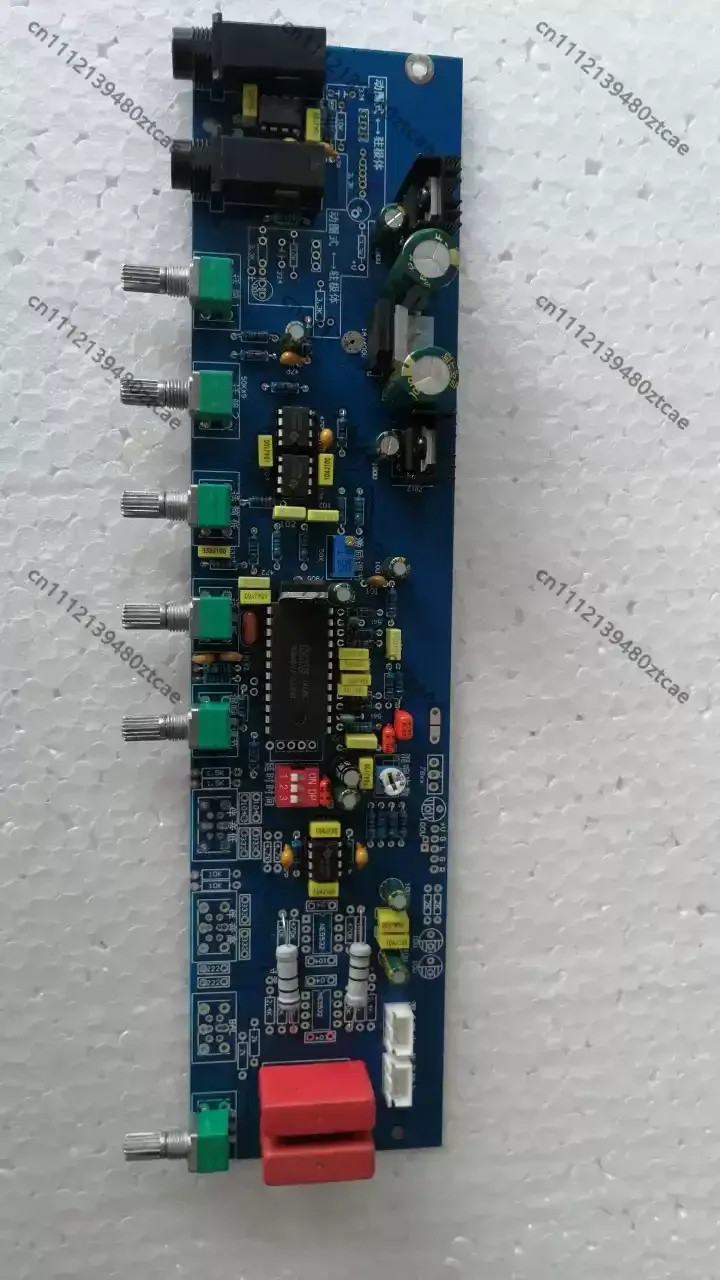 NE5532+M65831 Karaoke Preamp Board Echo Reverberation Microphone Music Tone Adjust Family KTV DIY Accessories
