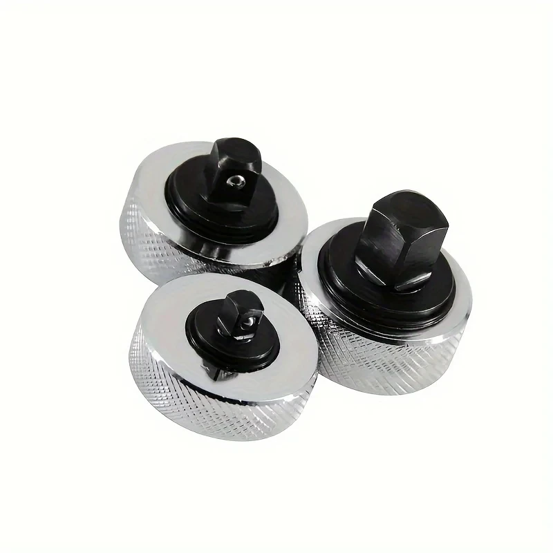 Mini Chave Catraca de Aço Integral com Punho Reversível para Soquetes 1/4", 3/8", 1/2"
