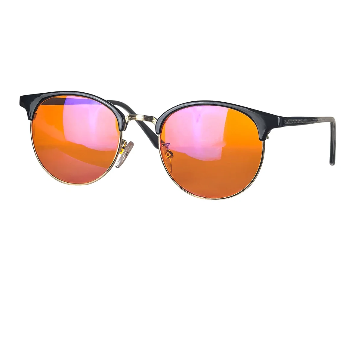 SHINU Orange Brille Damen Anti-Blaulicht-Brille Rote Gläser zum besseren Schlaf Klassische Nachtsicht-Blaulicht-blockierende Brille – Detail 7