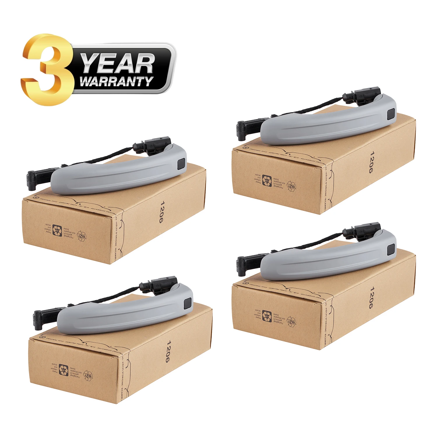 

4L0837205B,4L0837205A,4L0837205BGRU,4L0837205AGRU OEM Exterior Door Handle For AUDI Q7 (4LB) 3.0T/3.6 FSI/4.2T/6.0T 2006-15